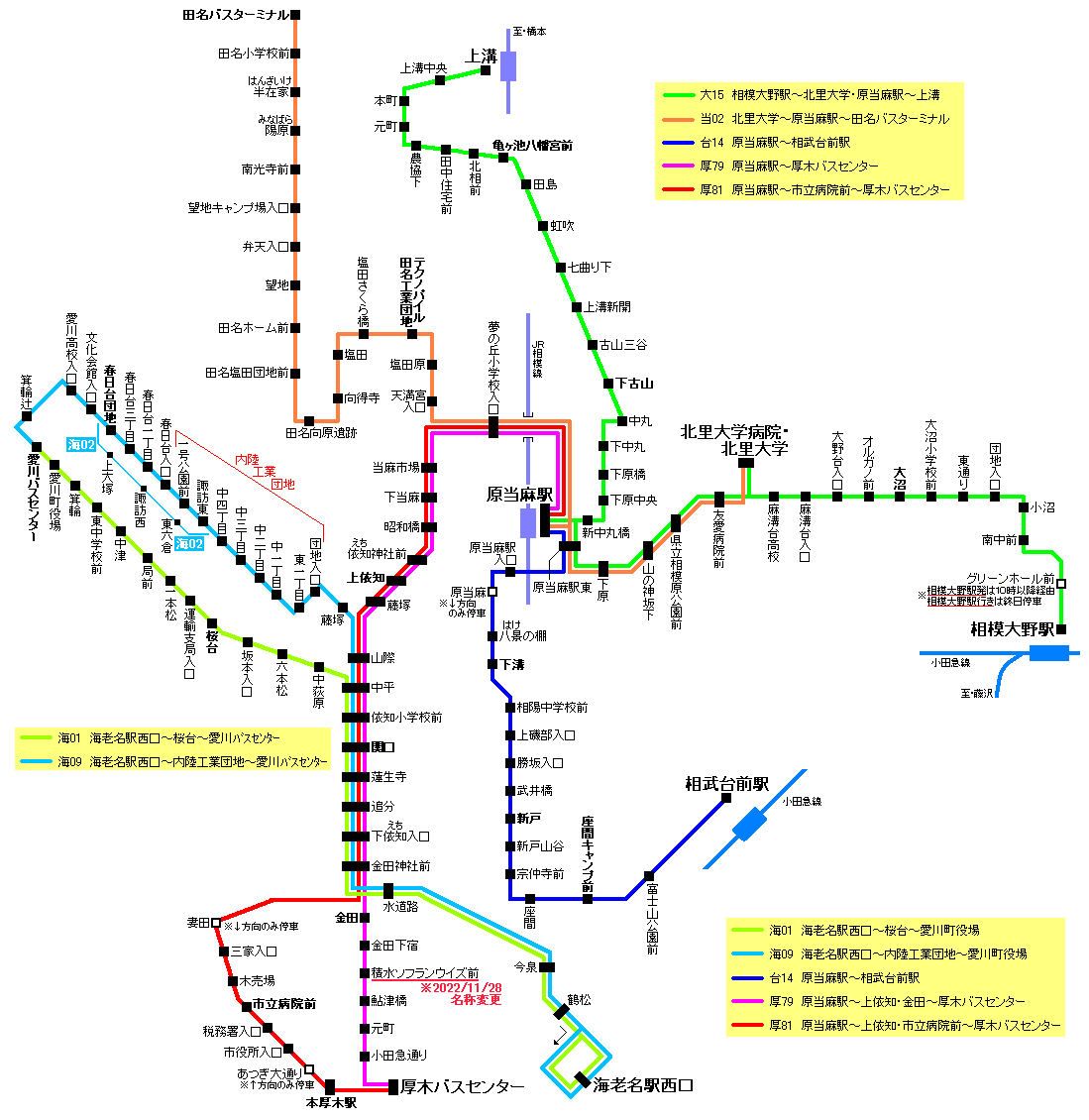 原当麻駅から三和・鳩川まで | 原当麻-北里の紹介