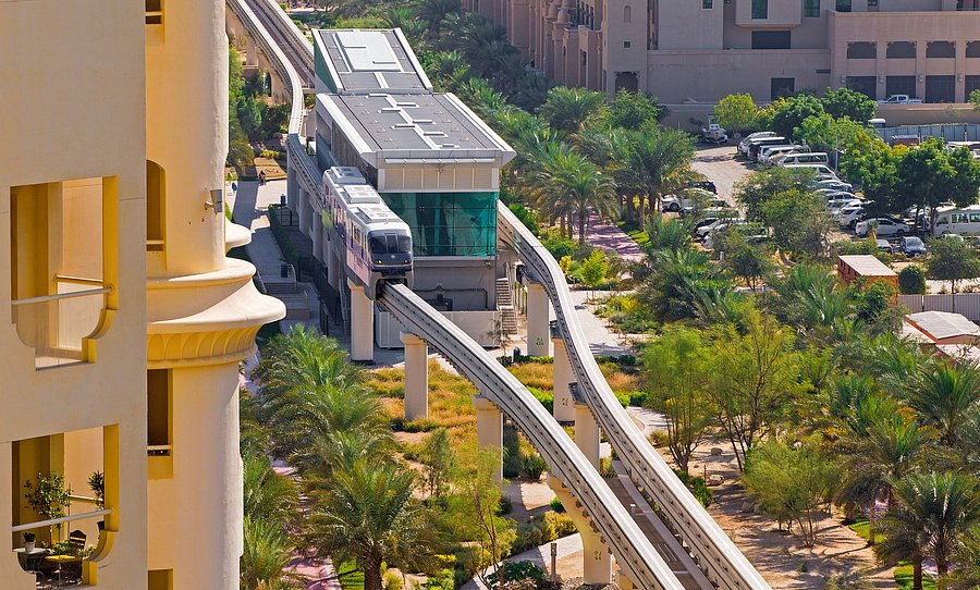 パーム・ジュメイラとドバイマリーナの空撮とか : 超高層マンション・超高層ビル