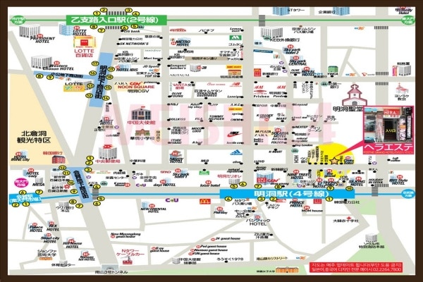 建大入口の行き方・地図ソウルの観光・旅行韓国＆韓国旅行トム・ハングル