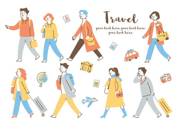 旅行に行く家族のイラストかわいいフリー素材集 いらすとや