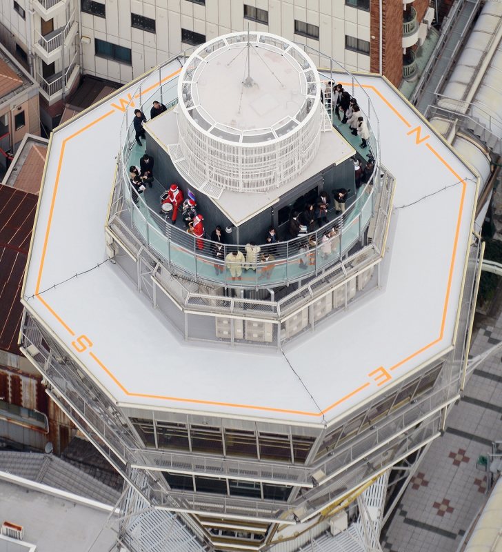 大阪・通天閣 特別屋外展望台チケット 屋内展望台含む