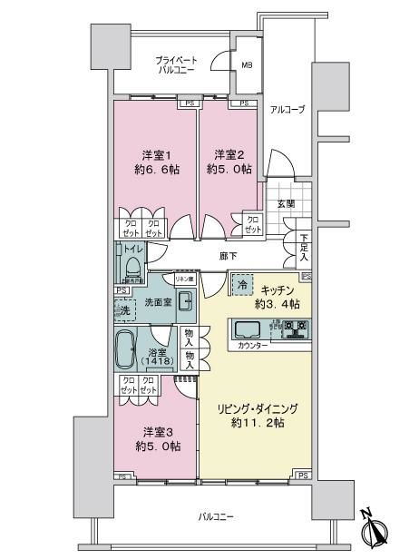 イトーハイツ江古田Ⅱ(中野区) | 仲介手数料無料のゼロヘヤ