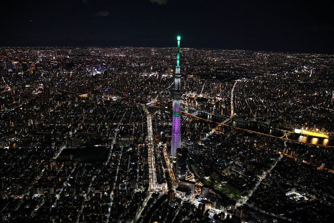 ヘリから東京・横浜の夜景空撮テクニック