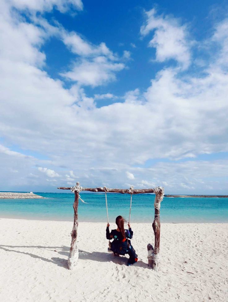 糸島のブランコ ヤシの木ブランコでおしゃれインスタ映えが女子に話題！