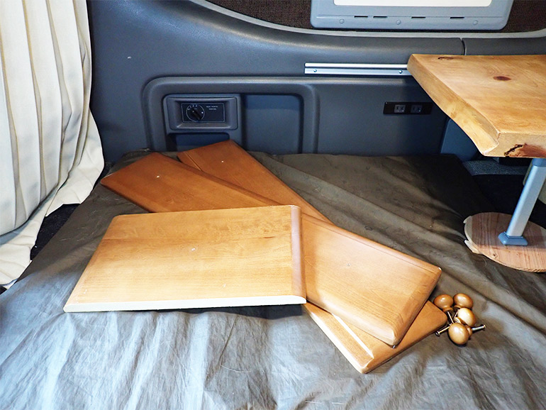 車中泊 フリードプラス用に取り外しと奥行が調節可能なテーブルをDIYしました – SANTAMA登山ログ