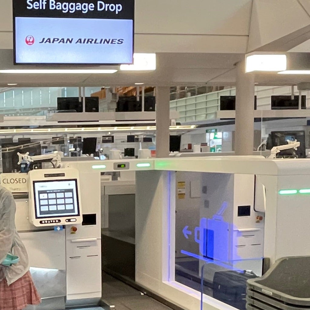 自動手荷物預け機シンガポール航空