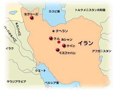 イランと中東・アラブ諸国 マップ・地図 日本語 のイラスト素材FYI04677680ストックフォトの
