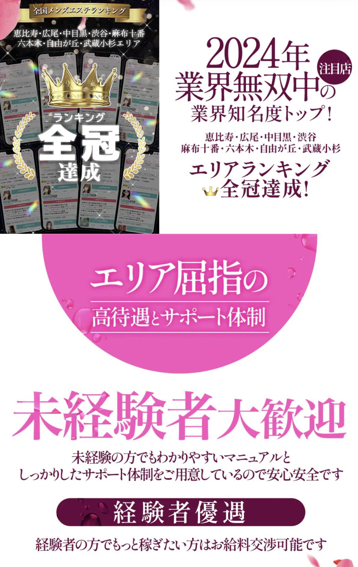 メンズエステランキング】セラピスト10名まで登録可能！店舗詳細ページリニューアル♪｜風俗広告のアドサーチ