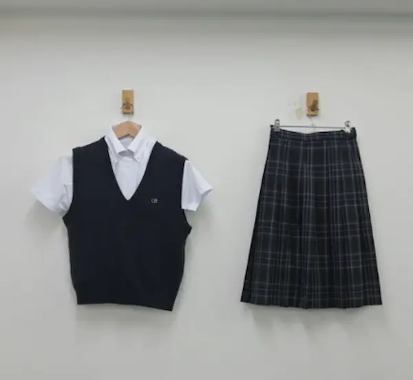 中古】福岡県 門司学園中学校高等学校 女子制服 3点（ブレザー・スカート）sf037204