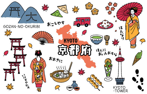 2,800点を超える京都のイラスト素材、ロイヤリティフリーのベクター素材グラフィックスとクリップアート - iStock日本,