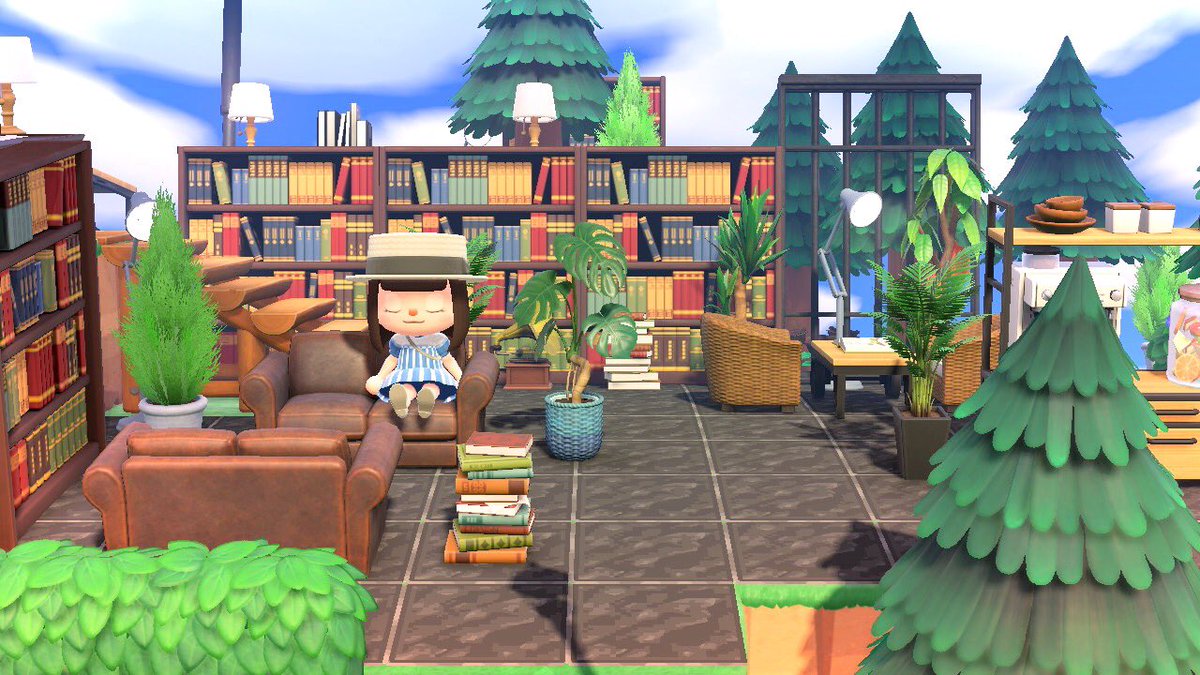 あつ森 ブックカフェの作り方と家具レイアウトのコツ 島クリ