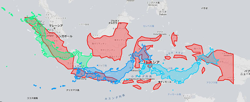 インドネシア共和国 – 日本軍慰安所マップ