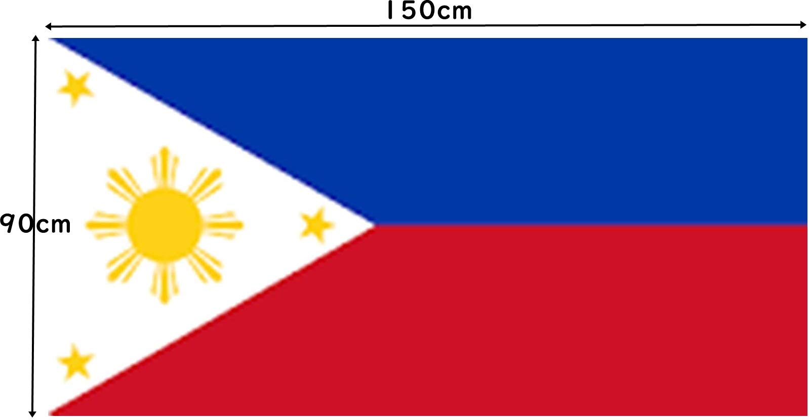 フィリピン国旗 Pバナー グッズプロ のぼり源