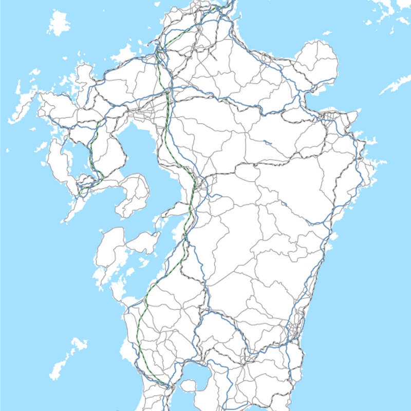 九州地方の地図Map-It マップ・イット