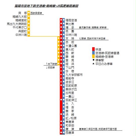 福岡市地下鉄『七隈線』を福岡空港国際線ターミナルまで約3km延伸を検討！国際線ターミナルと博多駅・天神を直結Re-urbanization-再都市化