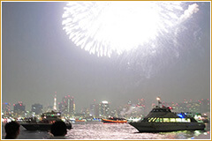 海の特等席！船上で花火鑑賞を 7 26芦屋花火クルーズ8 3淡路花火クルーズ