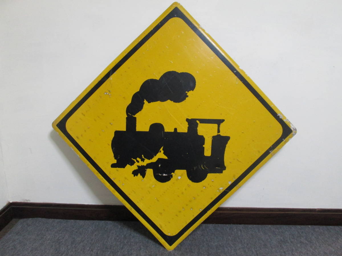 ☆踏切標識 汽車 ☆踏切警戒標識☆踏切注意・踏切あり☆補助標識