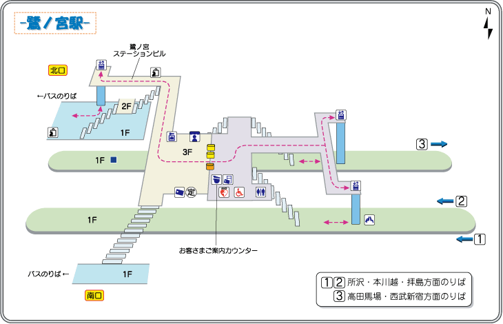 鷺ノ宮駅【東京都】(西武新宿線。2018年訪問) | 『乗り鉄』中心ブログ(踏破編)