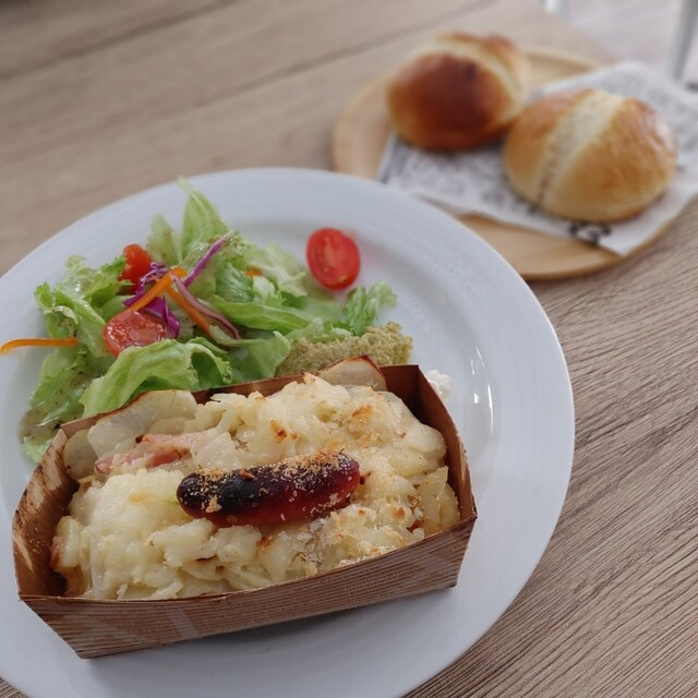 北海道旭川市 旧偕行社を眺めながら食べる「彫刻美術館前cafe note」昔の喫茶店風ナポリタン