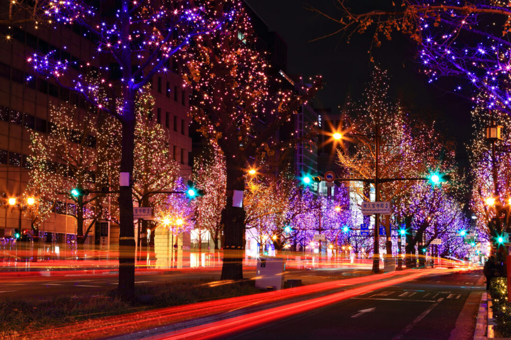 4K 梅田・御堂筋イルミネーション総集編 エッセンスを抜き出し8分にまとめました