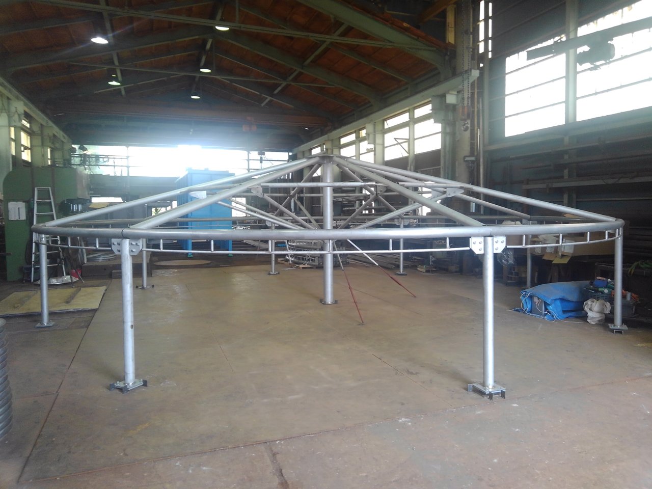 ワカサギテント自作骨組み編徒然な釣れ釣れ日記