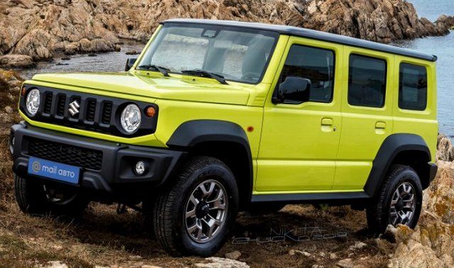 ついにスズキ「5ドアジムニー」初公開！ ロングボディ＆リフトアップで存在感マシマシ！ 最強カスタム仕様をオートサロンでお披露目！くるまのニュース