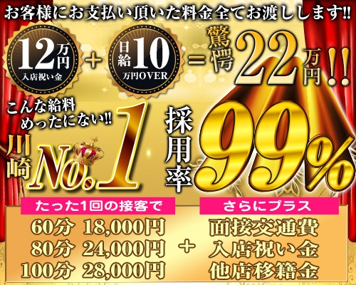 面接交通費支給！｜川崎高級ソープランド「無敵」日給20万円以上稼げる高収入求人情報サイト