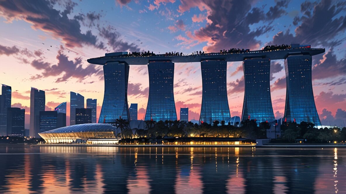 マリーナベイサンズの傾きは本当？現地確認の検証・倒壊の噂や危険性について