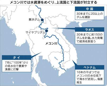 メコン川流域の不法地帯警備に中国が介入INPS Japan