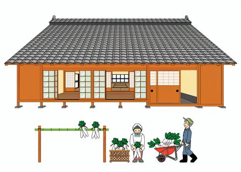 アメリカの田舎の新しい家。青空、緑の草、絵のように美しいアメリカの家の写真素材・画像素材 Image 106485530