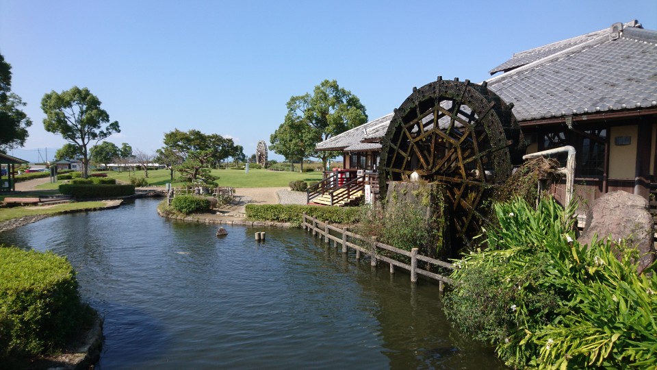のんびり遊べる♪能登川水車とカヌーランドに行って来ました♪芝生や鯉がいる池、軽食もありますよ！ - 滋賀のママがイベント・育児・遊び・学びを発信シガマンマピースマム