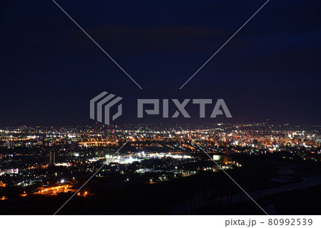 嵐山モンキーパーク夜景を見るためのナイトハイキングコース