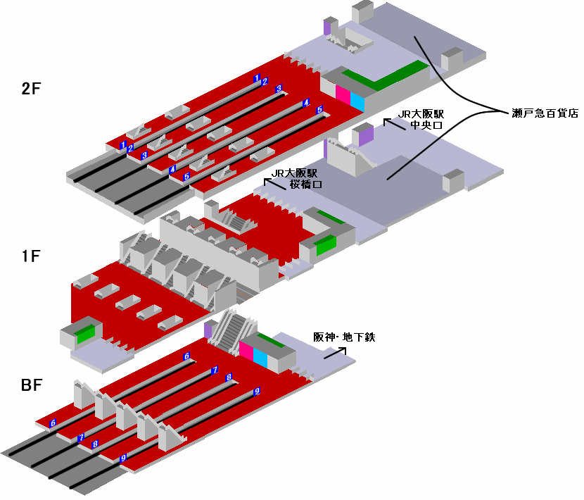 巨大! 梅田阪急オフィスタワーのエレベーター」横森理香 公式サイト