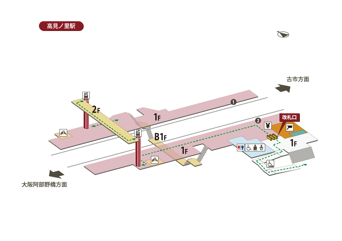 関西各駅探訪第1013回】近鉄南大阪線高見ノ里駅 | メインターミナル