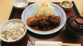 味処きらくの味噌ヒレかつ定食食べてみました！大垣市の味噌かつ探検 - コラム更新日記