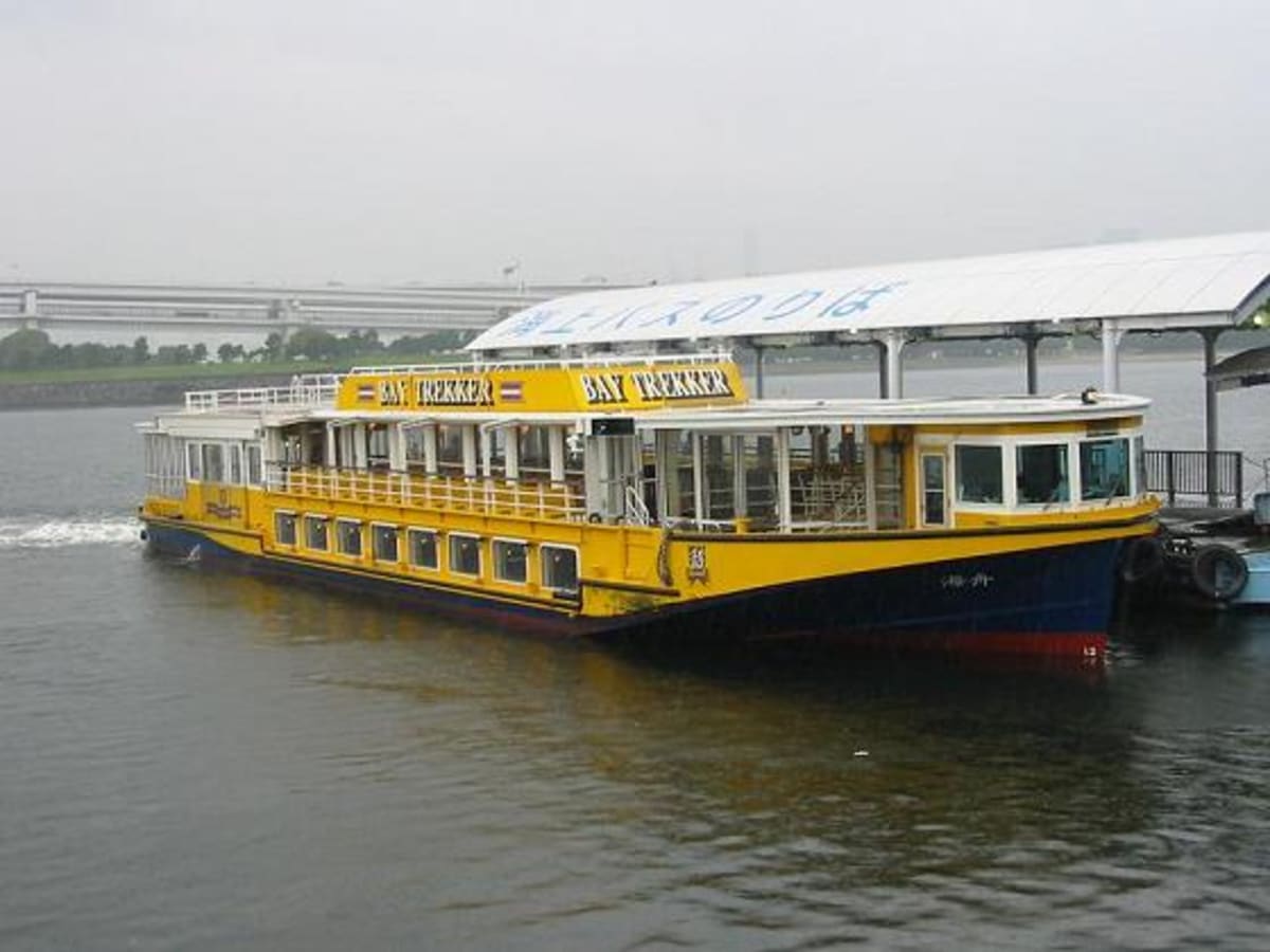 東京お台場海上公園、水陸両用車バス🚌