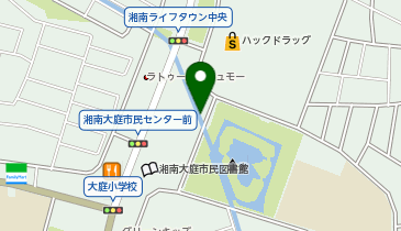 藤沢市湘南大庭市民センター体育室 藤沢市 体育館 の地図地図マピオン