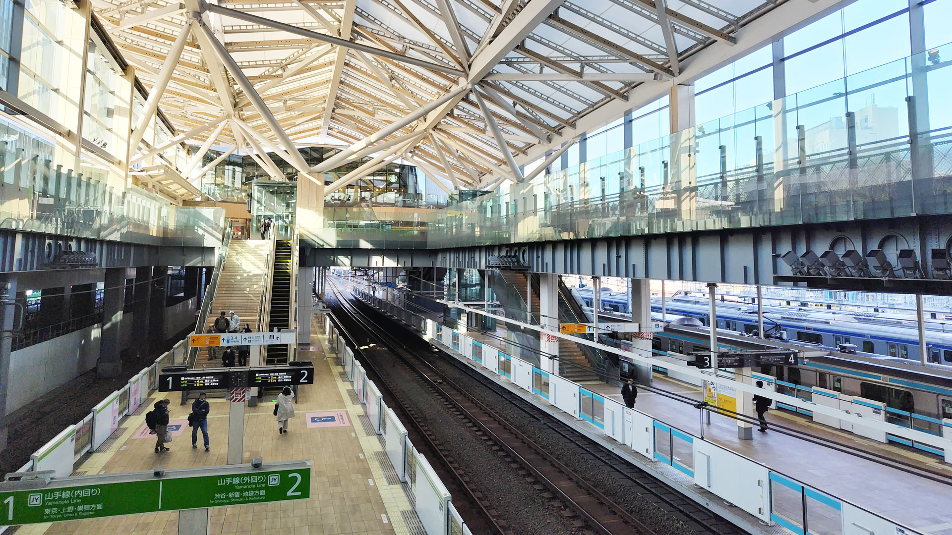 4K.高輪ゲートウェイシティ ついに始動‼︎高輪ゲートウェイ駅も拡充‼︎ ニューマン高輪再開発散策案内泉岳寺駅 TakanawaGateway