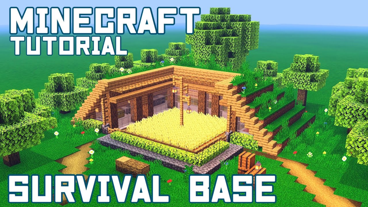 中堅マインクラフターが上級者を目指して: 建築紹介⑤ 第一拠点