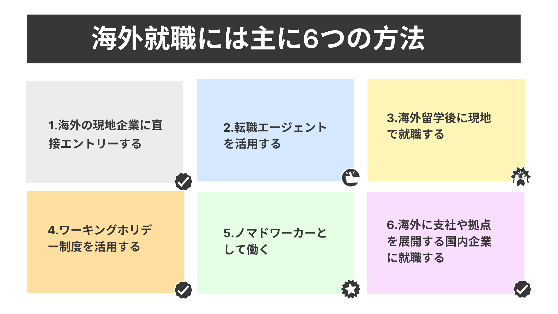 海外で働くには？海外勤務経験者100人に聞いたおすすめ職種英語話せないOK求人はある