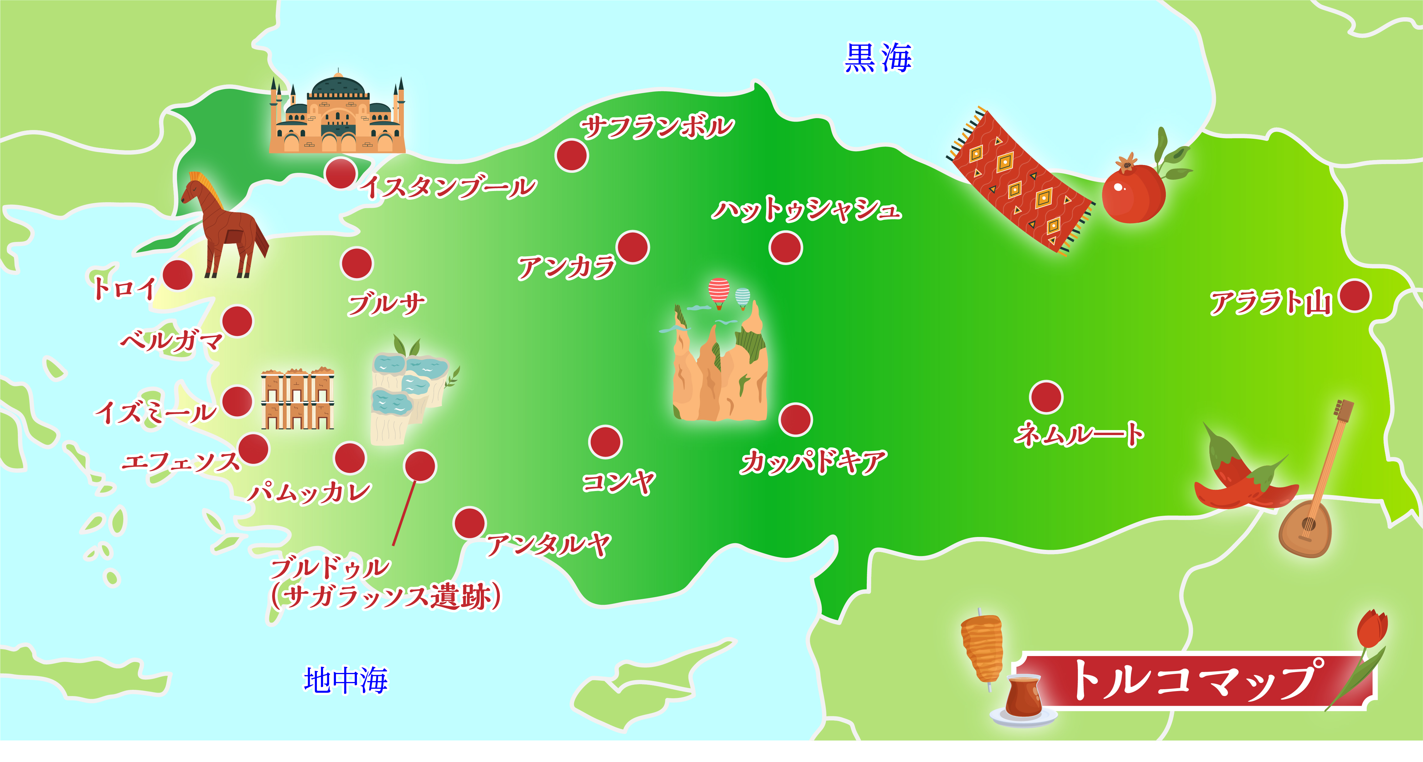 世界地図 地図 トルコ 中東の写真素材 -