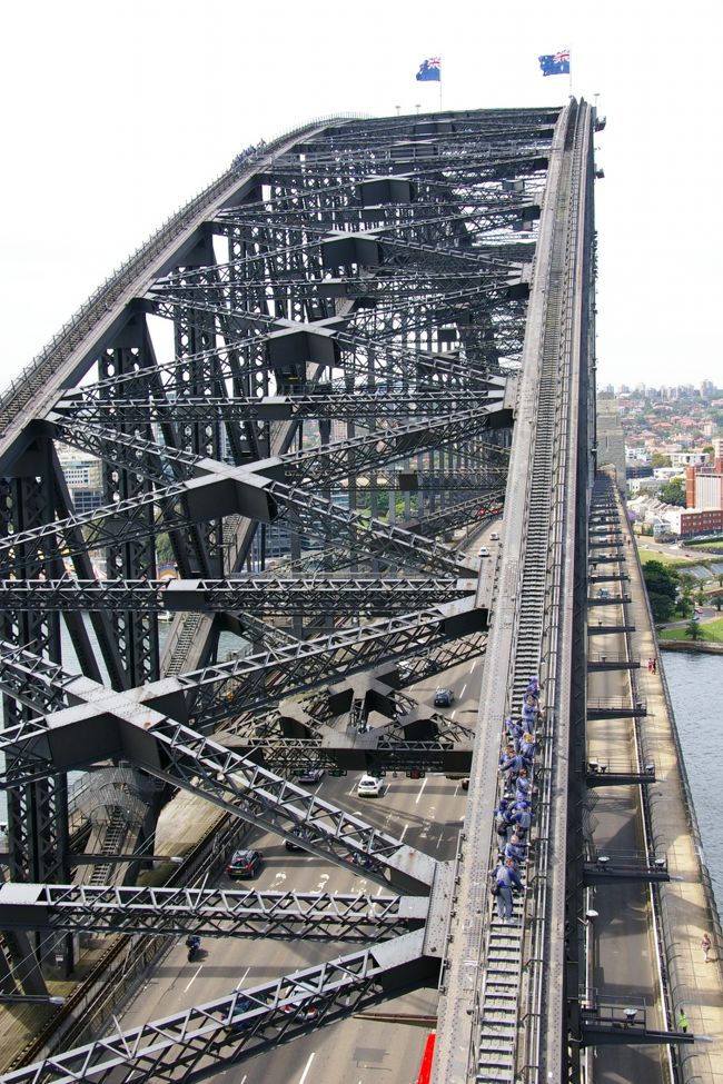 ハーバーブリッジとシドニー市街 夜景5265664 の写真素材