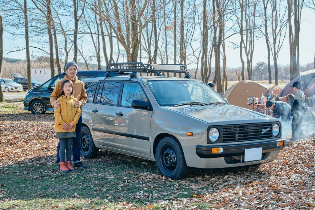 彼女の「ハスラー」はウッディな内装が自慢！ 魅せるオーディオのアウトドアカスタムが斬新ですAUTO MESSE WEB