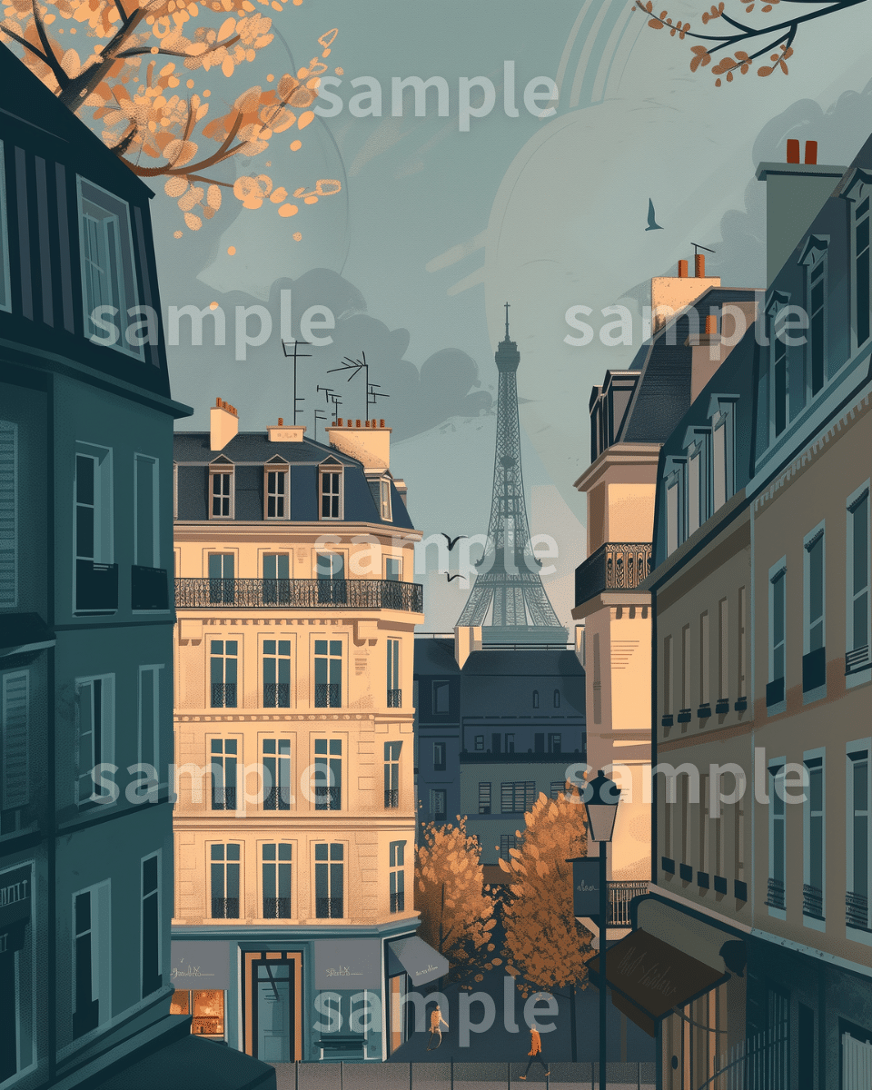 745 パリ 街並み High