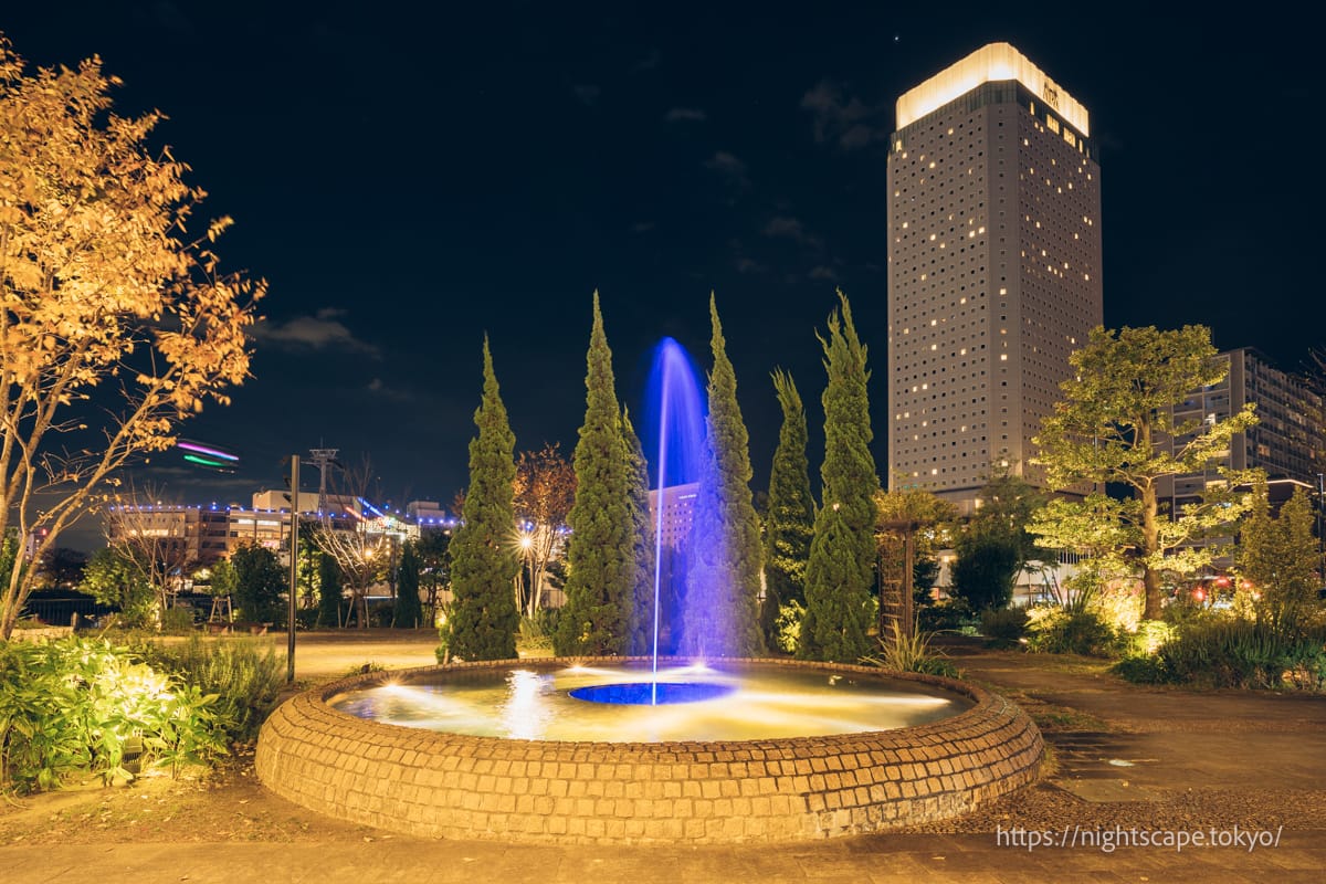夜景写真家 犬飼誠人監修 神奈川県横浜市中区の夜景 北仲通北第二公園夜景Navi