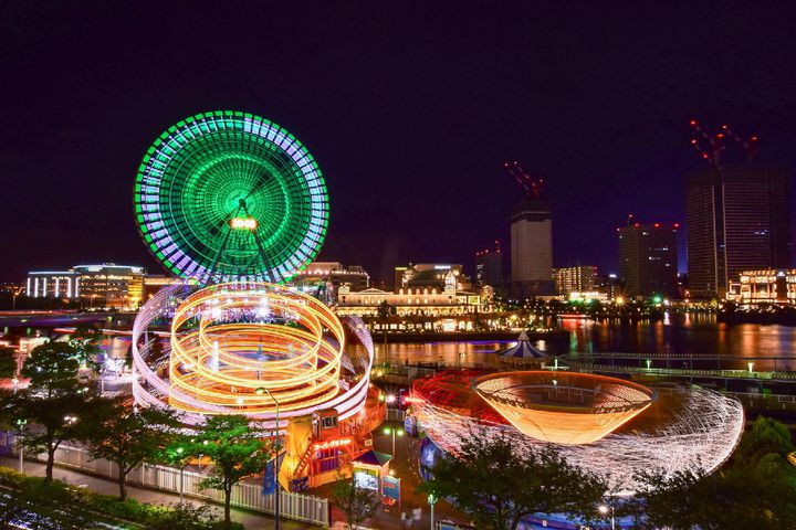 観覧車で夜景をふたりじめ♡よこはまコスモワールドで王道デートコースカップルのためのデートナビ