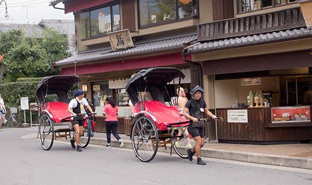 桂川の渡月橋と観光商店街京都市嵐山周辺の紹介 写真88枚