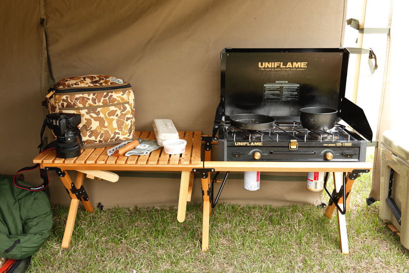 VISION PEAKS アウトドアキッチンセット 本当に初心者ですか!?疑いたくなってしまうぐらいおしゃれなキャンパーさんの「キッチンレイアウト」がすごい！キャンプ大好き！CAMPIC