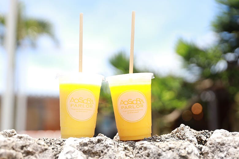 来間島「あおぞらパーラー aosoraパーラー 」でカフェタイムを満喫