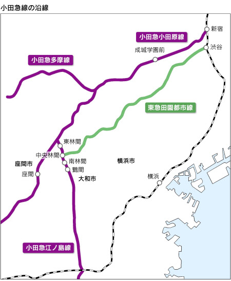 現地案内図｜≪公式≫ブランズ中央林間｜大和市 新築分譲マンション｜東急不動産の住まい［BRANZ（ブランズ）］